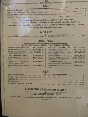 Menu photo 3 Pizza Beat Yonkers, NY