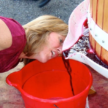 Tin Lizzie Wineworks - a woman pouring wine into a bucket - Wineries Near Me - Clarksville, Maryland Tin Lizzie Wineworks - a woman pouring wine into a bucket - Wineries Near Me - Clarksville, Maryland
