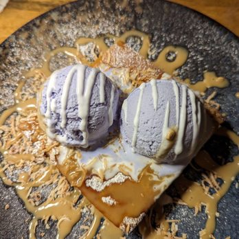 Bone Kettle - Cassava cake with ube ice cream - Breakfast & Brunch Near Me - Pasadena, California