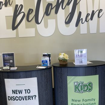 Discovery Church - When u walk in straight you run into the Welcome desk & info about church - Churches Near Me - Orlando, Florida Discovery Church - When u walk in straight you run into the Welcome desk & info about church - Churches Near Me - Orlando, Florida