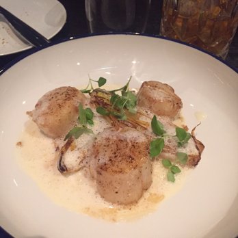 Bluespoon - Scallops are light and lemony. - Modern European Near Me - Amsterdam, New Hampshire