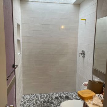 Homes Innovations - Day 3 Shower renovation - General Contractors Near Me