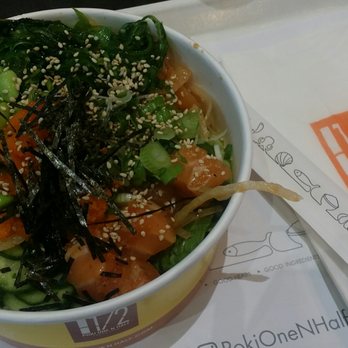 Poki One N Half - Small bowl comes with 2 protein - Poke Near Me - San Diego, California