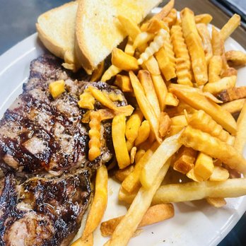 El Adobe Mexican Grill - steak and french fries - Mexican Near Me - Atoka, Oklahoma