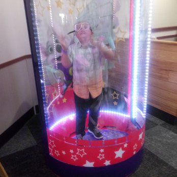 Chuck E. Cheese - a man in a bubble machine - Pizza Near Me - Portage, Michigan Chuck E. Cheese - a man in a bubble machine - Pizza Near Me - Portage, Michigan