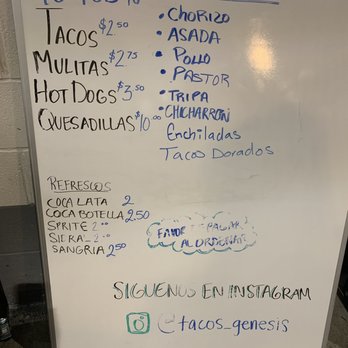 Tacos Genesis - Good prices - Food Trucks Near Me - San Jose, California Tacos Genesis - Good prices - Food Trucks Near Me - San Jose, California