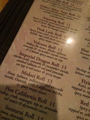 Menu photo 3 Midori Sushi Piscataway, NJ