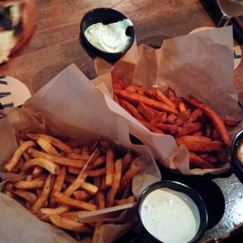 Congregation Brewery & Cocina - Fries + Sweet Potato Fries + Four Dipping Sauces - Pubs Near Me - Pasadena, California