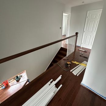 Cassella Design & Build - Railing going in. - Landscaping Near Me - Springfield, Virginia Cassella Design & Build - Railing going in. - Landscaping Near Me - Springfield, Virginia