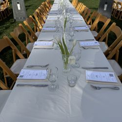 Live Loved Events - Wedding day table setup