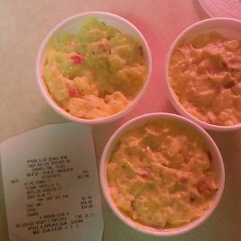 Pollo Salsa - Asked for coleslaw got potato salad. Check your to go order before you leave smh! - Mexican Near Me - Carrollton, Texas Pollo Salsa - Asked for coleslaw got potato salad. Check your to go order before you leave smh! - Mexican Near Me - Carrollton, Texas