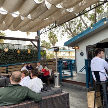 Chez Jay - Seating with a fire pit - Steakhouses Near Me - Santa Monica, California