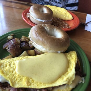 Tuckers - House hash omelette with hollandaise. Bagel with whipped cream cheese and house home fries. Top notch - Breakfast & Brunch Near Me - Hooksett, New Hampshire Tuckers - House hash omelette with hollandaise. Bagel with whipped cream cheese and house home fries. Top notch - Breakfast & Brunch Near Me - Hooksett, New Hampshire