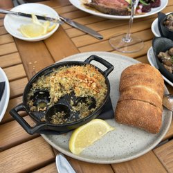 Chop Steakhouse & Bar - Mushroom stuffed escargot