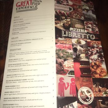 Pizzeria Libretto - Menu - Pizza Near Me - Toronto, Ontario