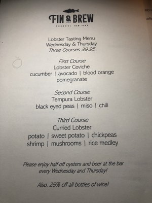 Menu photo 6 Fin & Brew Peekskill, NY