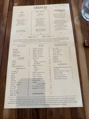 Menu photo 8 OMAKAI sushi Doral, FL Menu photo 8 OMAKAI sushi Doral, FL