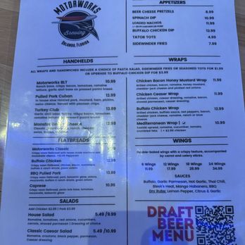 Motorworks Brewing Orlando - Menu - Breweries Near Me - Orlando, Florida Motorworks Brewing Orlando - Menu - Breweries Near Me - Orlando, Florida
