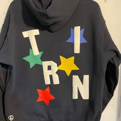 Paris Images Screen Printing - Oversized back, 5 / c PMS match puff ink and plastisol combo. 18 x 18 inch print. On Comfort Colors Hoodies