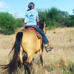 Old Caldwell Trail Stables - Makenna riding Latigo. She one of my volunteers