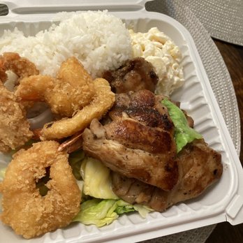 Ono Hawaiian BBQ - Shrimp & BBQ Chicken Combo - Hawaiian Near Me - Phoenix, Arizona Ono Hawaiian BBQ - Shrimp & BBQ Chicken Combo - Hawaiian Near Me - Phoenix, Arizona