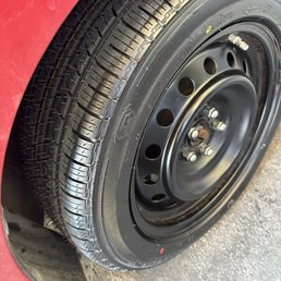 New tire! New tire!