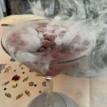 Ocean Prime - Berry and bubble cocktail over dry ice. Wow! Impressive. - Seafood Near Me - Tampa, Florida Ocean Prime - Berry and bubble cocktail over dry ice. Wow! Impressive. - Seafood Near Me - Tampa, Florida