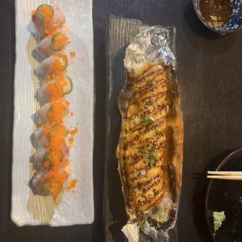 yayumi sushi - Danvilie Roll Lion King Roll together - they match up really well- you will be happy you did - Sushi Bars Near Me - San Ramon, California yayumi sushi - Danvilie Roll Lion King Roll together - they match up really well- you will be happy you did - Sushi Bars Near Me - San Ramon, California