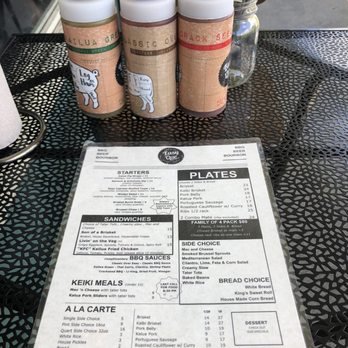 Easy ‘Que - Menu 6/1/22 - Barbeque Near Me - Kailua, Hawaii