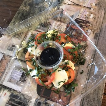 ToScany's Coal Oven Pizza - Tiny caprese salad - Pizza Near Me - Chandler, Arizona