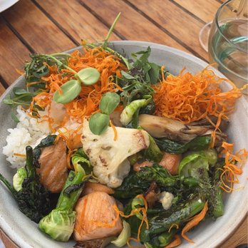 Waverly - Salmon bowl - Breakfast & Brunch Near Me - Cardiff, California Waverly - Salmon bowl - Breakfast & Brunch Near Me - Cardiff, California