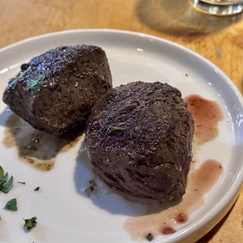 Bird & Jim - Side of elk sirloin with our trout. - New American Near Me - Estes Park, Colorado Bird & Jim - Side of elk sirloin with our trout. - New American Near Me - Estes Park, Colorado
