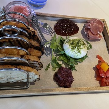 Chart House - Savory burrata and prosciutto - Seafood Near Me - Weehawken, New Jersey