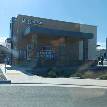 Dutch Bros Coffee - Drive thru view - Juice Bars & Smoothies Near Me - Fontana, California
