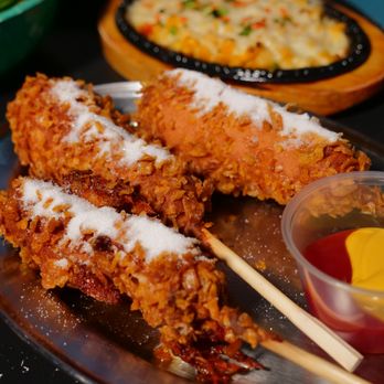 DGM Soju Bar - corn dogs - Korean Near Me - Los Angeles, California DGM Soju Bar - corn dogs - Korean Near Me - Los Angeles, California