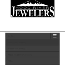 Hood River Jewelers - Can you read the words in the drop down box? Neither could we...