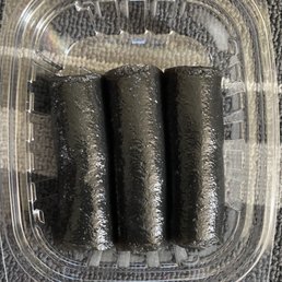 Black sesame roll Black sesame roll
