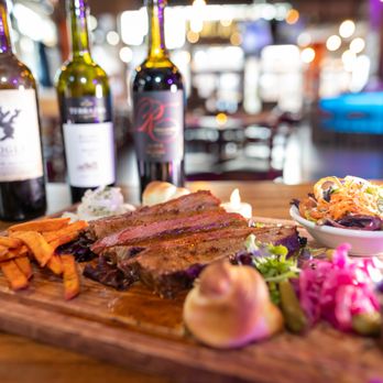 Hawg Heaven BBQ & Gastro Pub - meat and vegetables on a cutting board - Barbeque Near Me - Pasadena, California Hawg Heaven BBQ & Gastro Pub - meat and vegetables on a cutting board - Barbeque Near Me - Pasadena, California