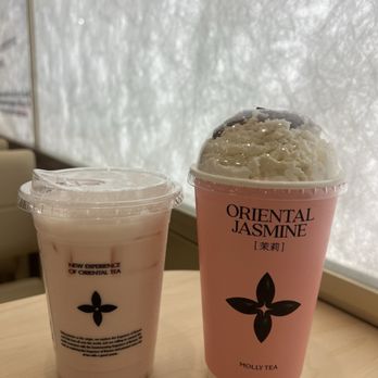 Molly Tea Arcadia - Apple milk tea and snowy peach - Bubble Tea Near Me - Arcadia, California Molly Tea Arcadia - Apple milk tea and snowy peach - Bubble Tea Near Me - Arcadia, California