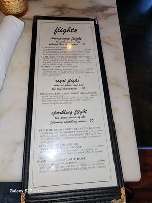 Menu photo 2 The Coupe & Flute Seattle, WA Menu photo 2 The Coupe & Flute Seattle, WA
