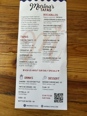 Menu photo 2 Marina's Tapas Charlotte, NC Menu photo 2 Marina's Tapas Charlotte, NC