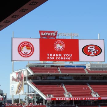 Levi's Stadium - Love the new giant scoreboards on both ends of the stadium! - Stadiums & Arenas Near Me - Santa Clara, California