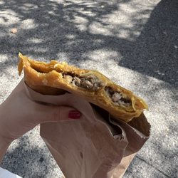 Caribbean Choices - Jerk chicken patty from the Flatbush Frolic 9/22/24 ($7+)