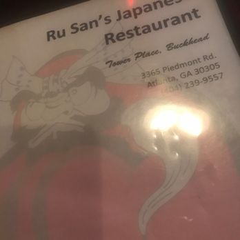 Ru San's - Menu - Sushi Bars Near Me - Atlanta, Georgia Ru San's - Menu - Sushi Bars Near Me - Atlanta, Georgia