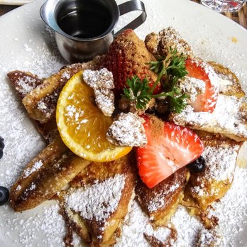 Sweet Maple - Marnier French toast with fried banana & candied walnuts. - American Near Me - San Francisco, California Sweet Maple - Marnier French toast with fried banana & candied walnuts. - American Near Me - San Francisco, California