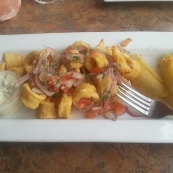 Machu Picchu - Calamari, onions and quasava - Peruvian Near Me - Oakville, Ontario