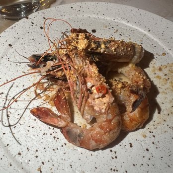 Edgemar - Crying tiger prawns - Seafood Near Me - Santa Monica, California
