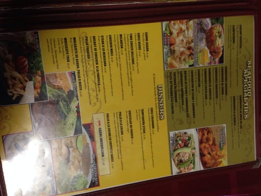 Menu photo 7 La Costa Mexican Restaurant Fortuna, CA