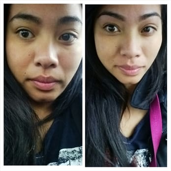 Bella's Threading Salon - Before and after. Lip and brows done. - Eyelash Service Near Me - Rancho Cucamonga, California