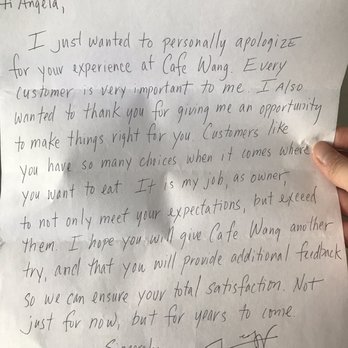 Cafe Wang - Letter - Dim Sum Near Me - La Verne, California Cafe Wang - Letter - Dim Sum Near Me - La Verne, California